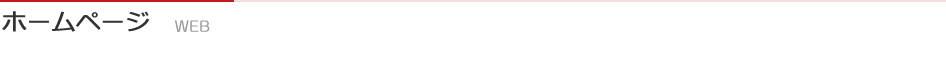 ホームページ WEB